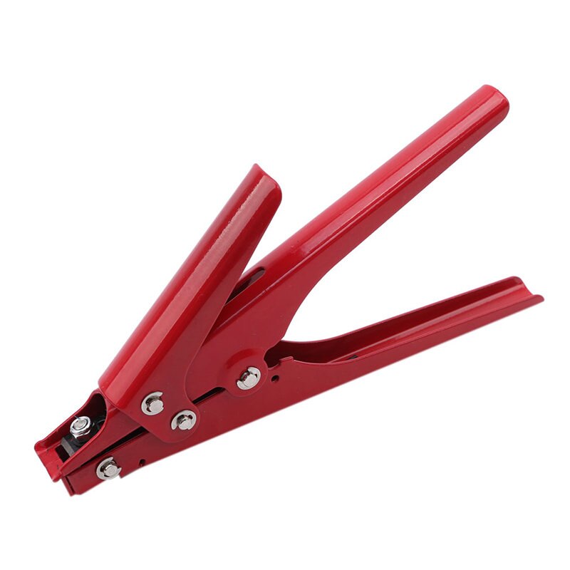 Rood 2.4-9.0mm kabelbinderpistool automatisch spangereedschap pistool nylon kabelbinderbalkpistool kabelbinders automatisch spanningsafsnijgereedschap