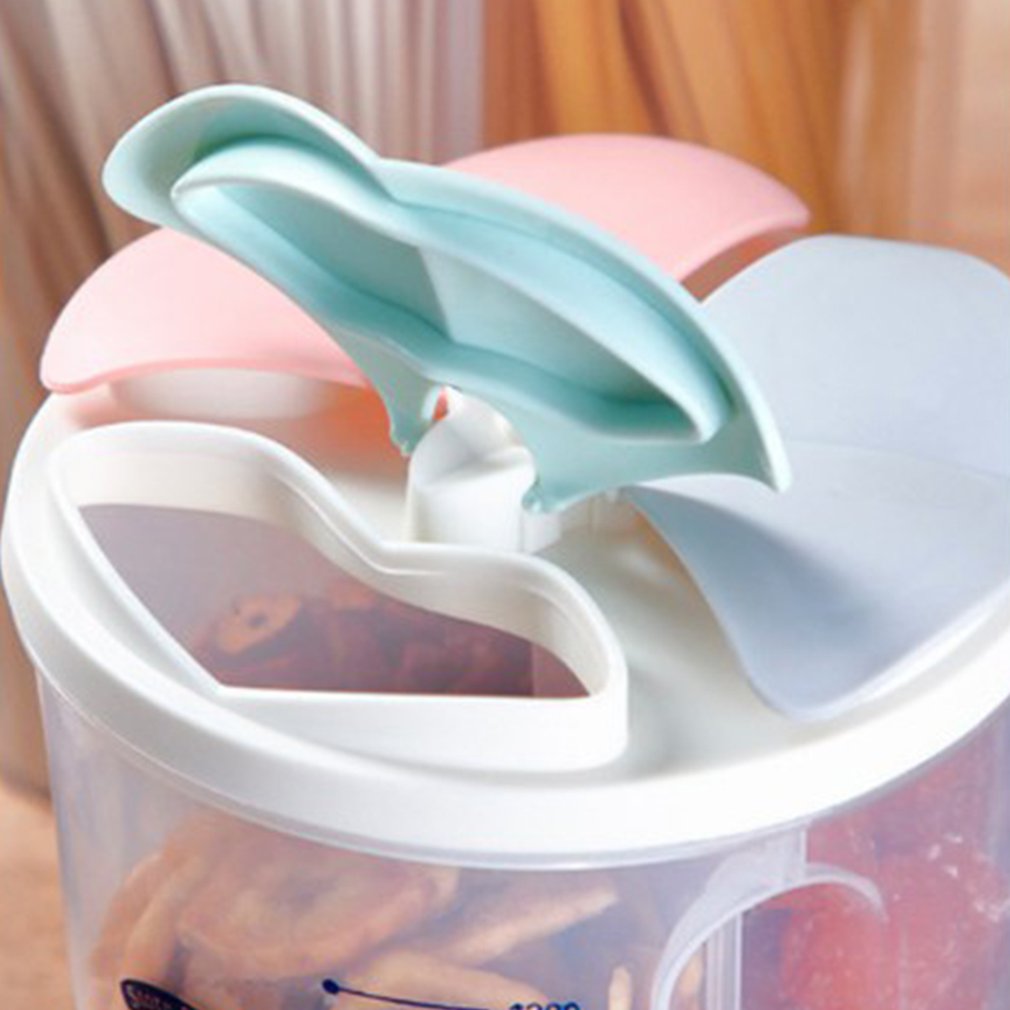 Kitchen Cereal Storage Box With Sealed Cereal Bucket Plastic Container Food Storage Jar Household Accessories