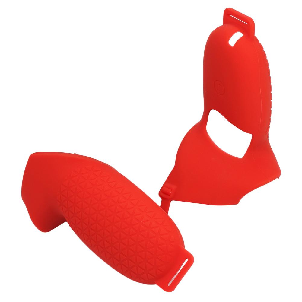 Controller Anti-slip Haut Knuckle Straps Für Oculus Quest 2 VR Touch Controller Grip Zubehör: Red