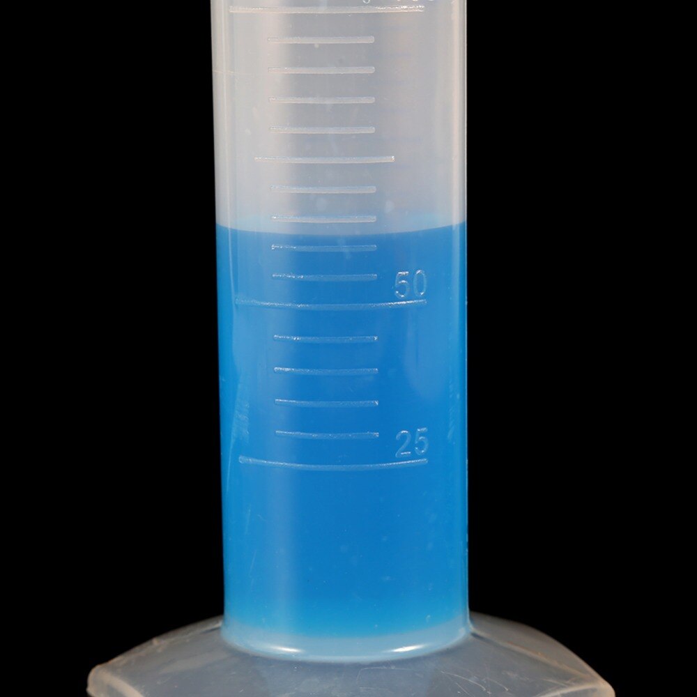 1 Pcs 250 Ml Meten Van Plastic Cilinder Afgestudeerd Cilinders Voor Lab Levert Laboratorium Meting Gereedschap