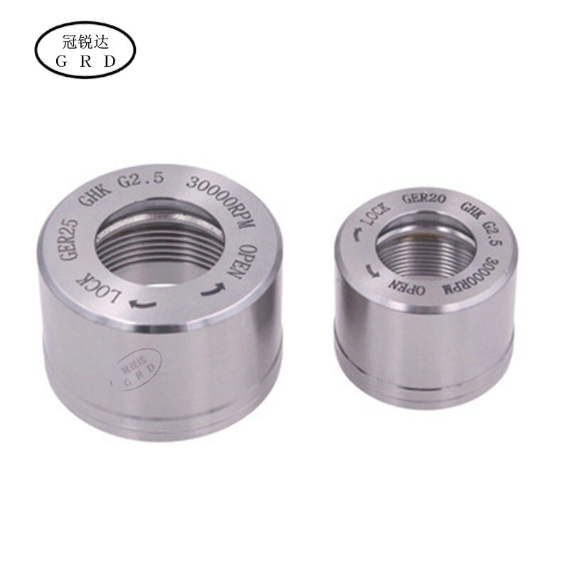 1pcs GER collet chuck GER11 GER16 GER20 GER25 GER32 collet nut for clamping cnc milling turning collet chucks
