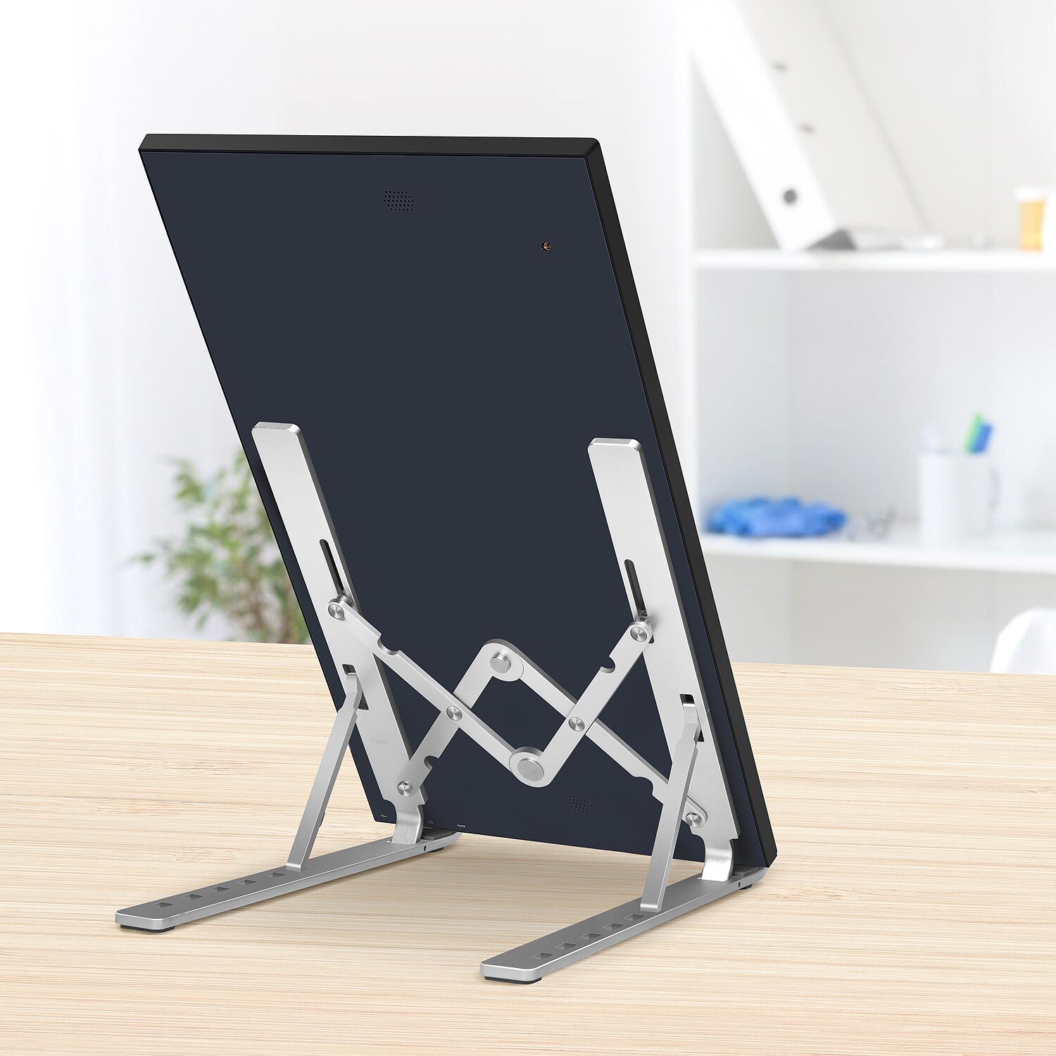 Foldable Tablet Monitor Laptop Stand Support adjustable 6 levels bracket for Apple Ipad Macbook Gaming Monitors PC Holder