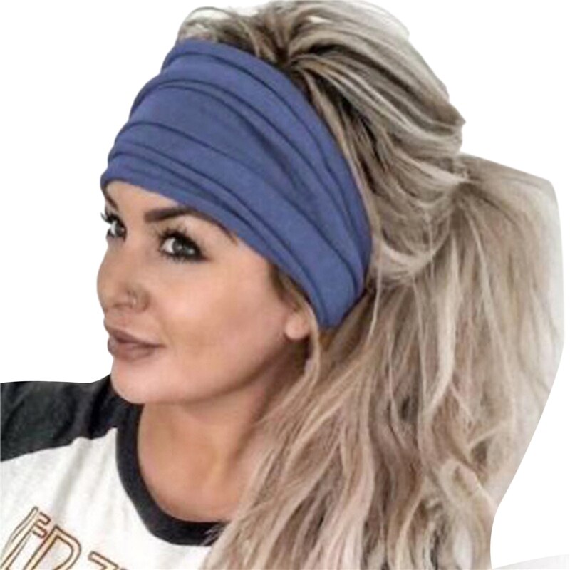Cinta de cabeza para el sudor deportiva absorbente para hombre y mujer, cintas para el pelo para Yoga, banda para el sudor, accesorios para ciclismo carrera deportes al aire libre, 1 unidad