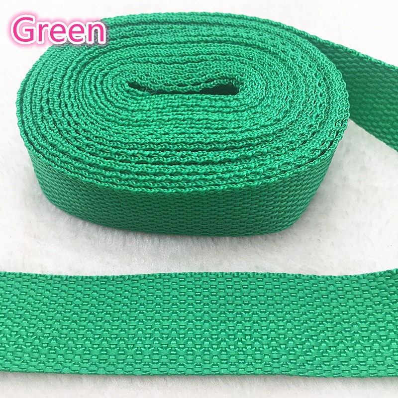 5yards Length 1 Inch (25mm) Width Nylon Webbing Strapping Craft Color U PICK: 13