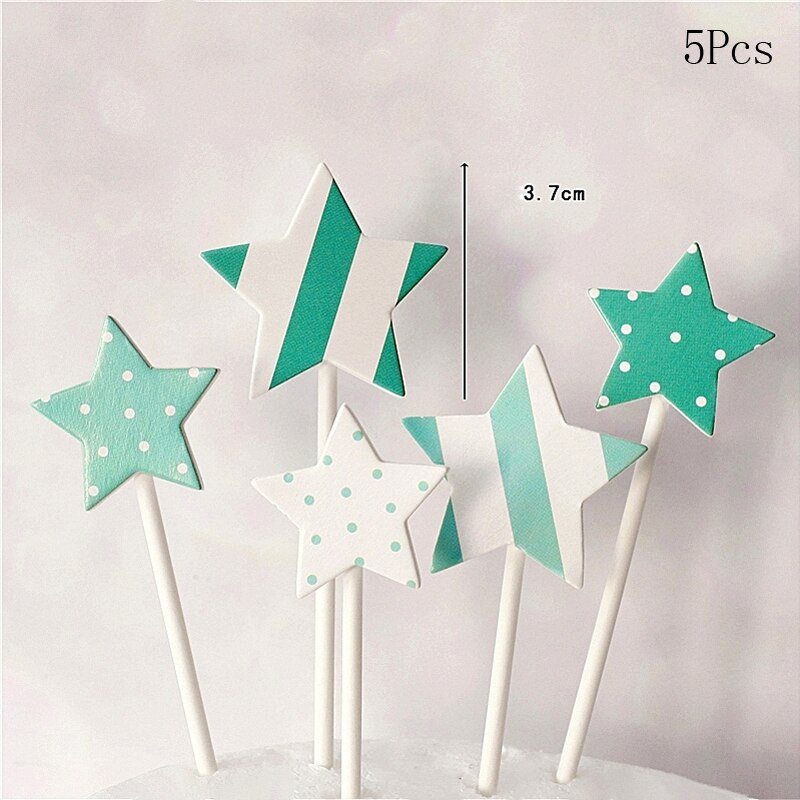 Farm Animal Cake Decoration Cows Sheep Pig Acrylic Ladder Happy Birthday Flags Cake Topper For Baby Shower Birthday Party Decor