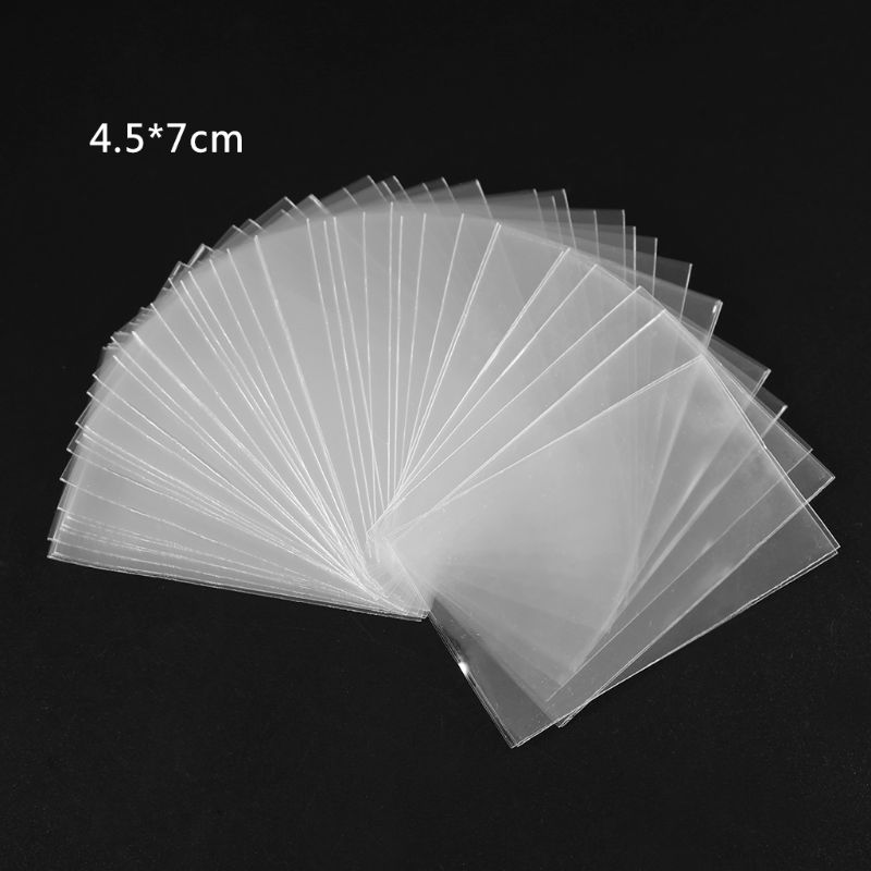 Fundas protectoras para cartas de póker, 100 Uds.: A