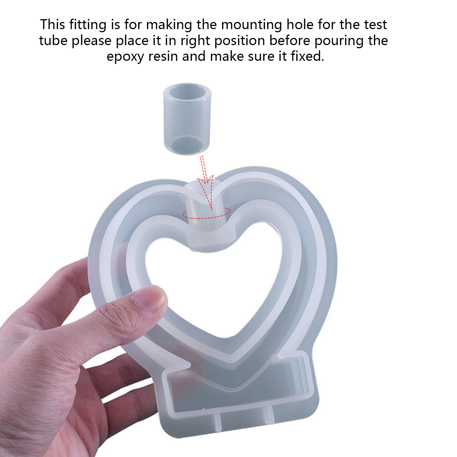 Vase Resin Mold Resin Mold For Plant Propagation Station Epoxy Vase Silicone Mold Hydroponic Flowers Home Office Desktop Decor