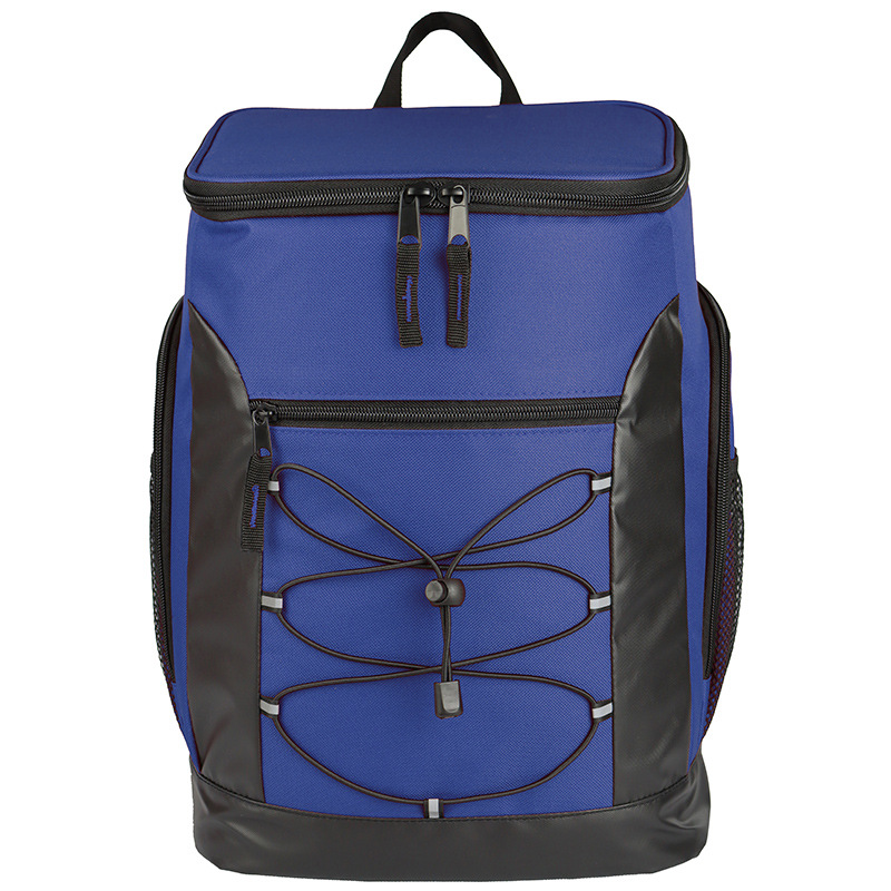 28L Rugzak Koeler Thermo Bag Dikker Waterdichte Grote Picknick Koelkast Verse Houden Thermische Geïsoleerde Tas: Blauw