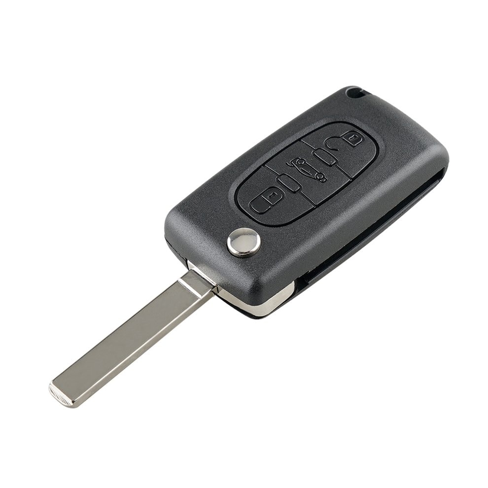 Clés Pliantes Boîtier Télécommande 2 Boutons Vierge SIP22 + Batterie Pour FIAT/Iveco/Lancia