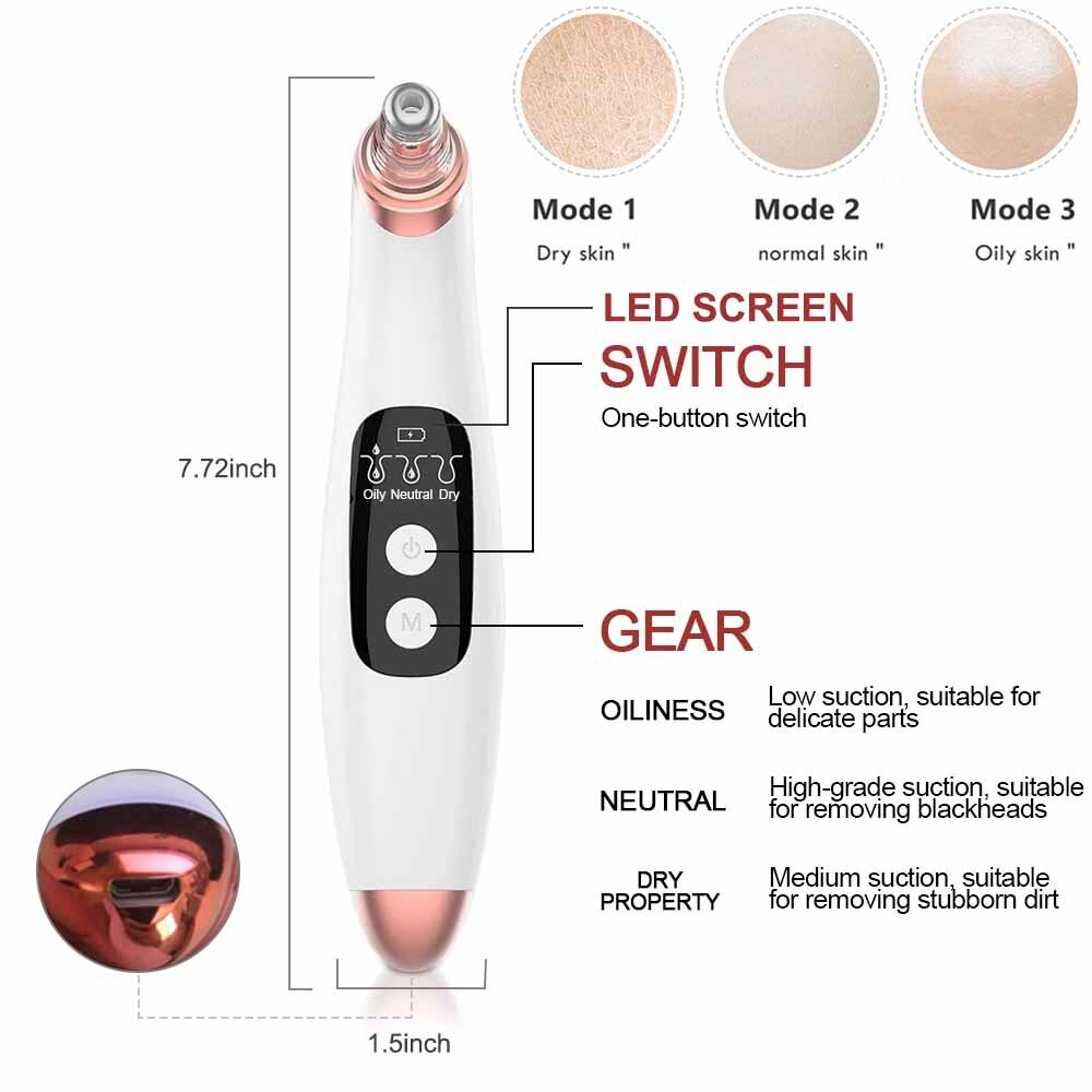 Visible Camera Blackhead Remover for D**a