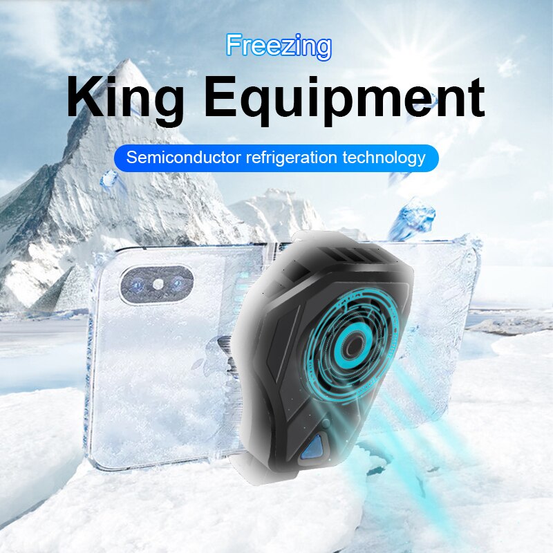 Universal Mobile Phone Radiator Gaming Phone Cooler Adjustable Portable Fan Holder Heat Sink For IPhone 12 Samsung Huawei Xiaomi
