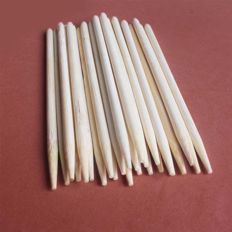 bamboe stok bamboe borstel kinderen zand schilderij handvat licht klei accessoires Length15cm en diameter 7mm