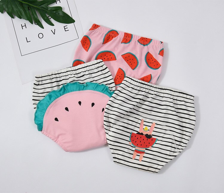 Mix-And-Match Super Thick Waterproof 6 Layers Baby Potty Training Pant Infant Underwear Panties Newbear Undeclothing 3Pcs/lot