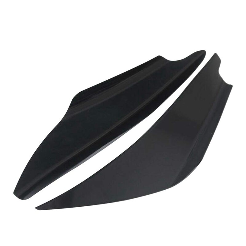 Canards de parachoques delantero, difusor de carrocería, aletas de alerón, ajuste Universal para cualquier coche, 4 Uds.