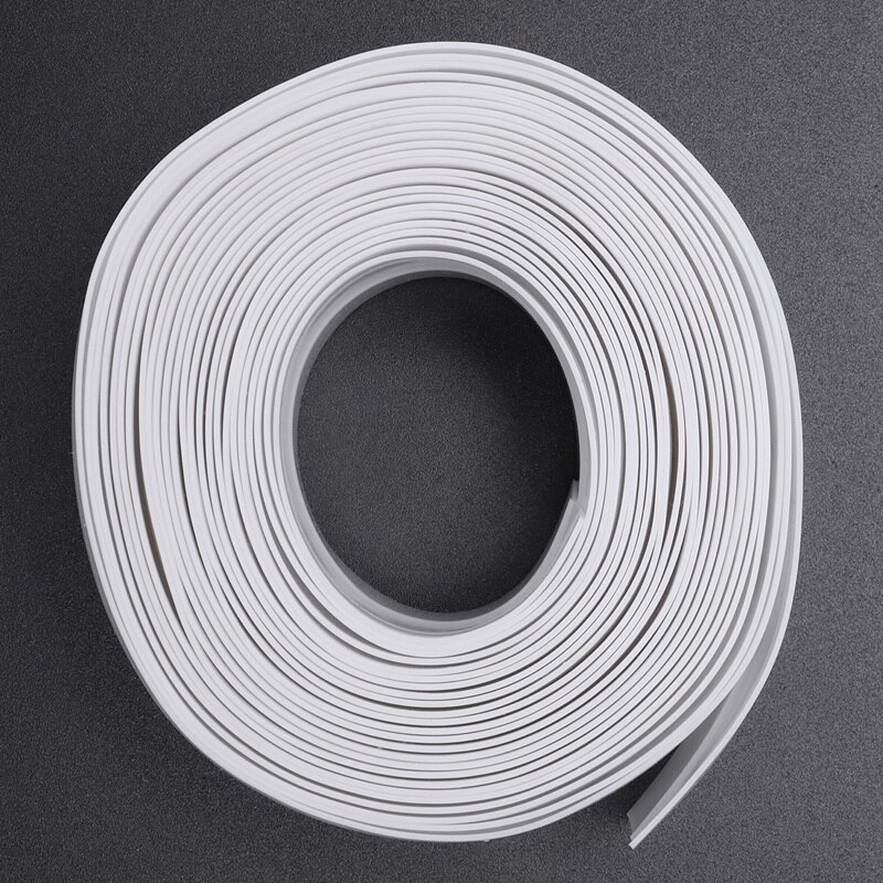 5M Self-adhesive Draught Excluder Strip Window Door Seal Weather Tape Rubber, White