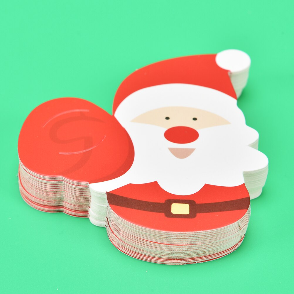 Christmas Lollipop Sticks Paper Candy Chocolate Cake Xmas Decor Penguins Santa Claus Snowman Cake Chocolate Pops 50pcs/lot