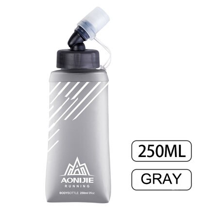 AONIJIE-botella de agua plegable SD21 Frasco blando, 250ml, 420ml, hidratación, vejiga de agua para correr, Maratón, ciclismo, senderismo: 250ml Flask