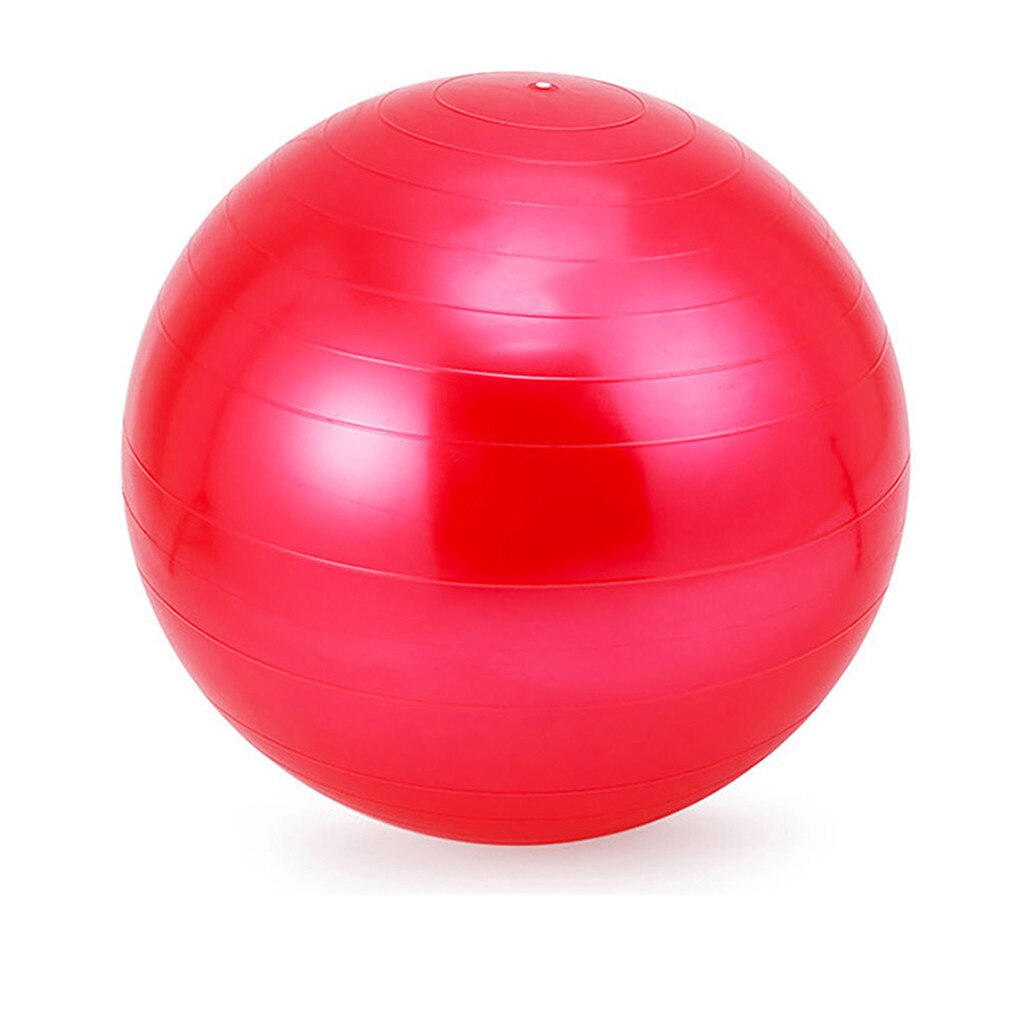 65 cm sport fitness yoga bold pvc glat anti-eksplosion motion gym yoga bold fitness graviditet fødsel anti burst kerne bold: Rød