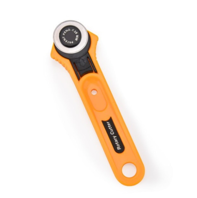 Quilting Rotary Cutter Tool for Leather Tools Circular Quilting Cutting Patchwork Cut Tool Fabric Cutting Knife Paper Arts Home: 28mm Rotary Cutter