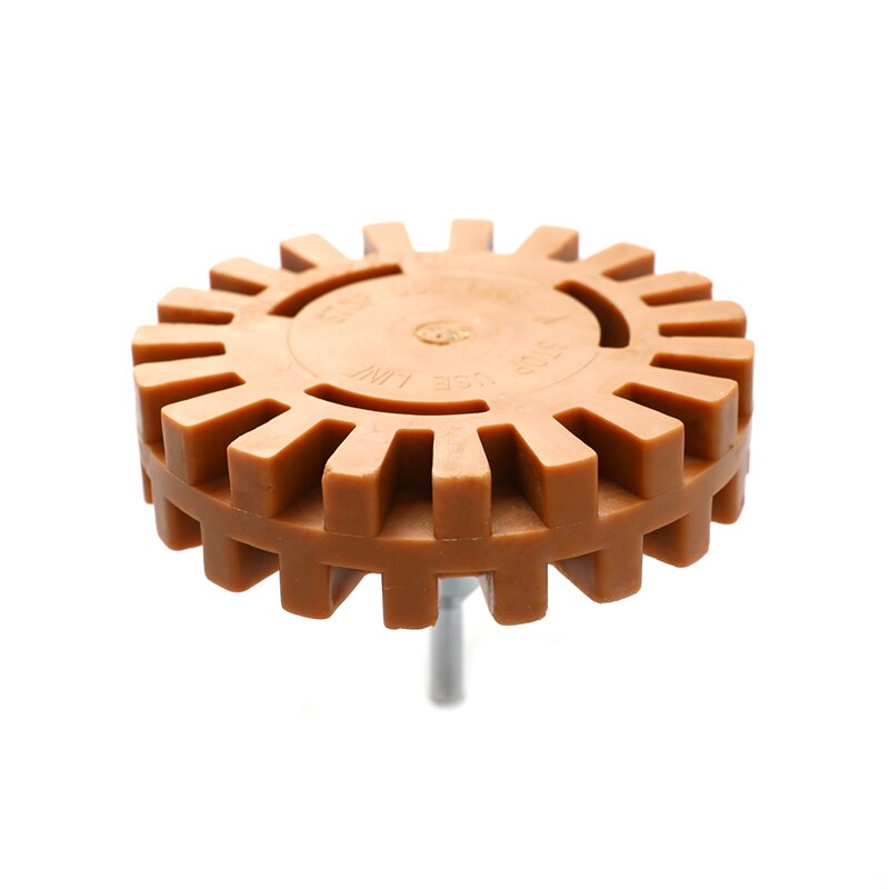 Car Pneumatic Rubber Eraser Wheel Pad Rubber Disk Decal Eraser Wheel Car Sticker Remover Paint Cleaner Car Polish Auxiliary Tool
