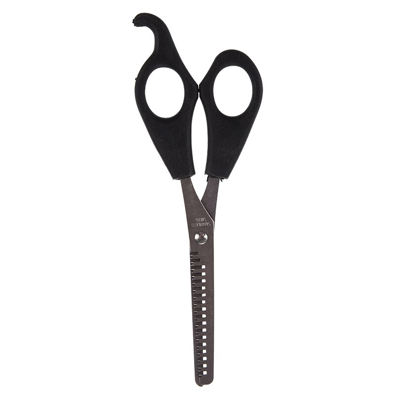 Stainless Steel Blade 6.3 Inch Thinning Shear Scissors Silver+Black