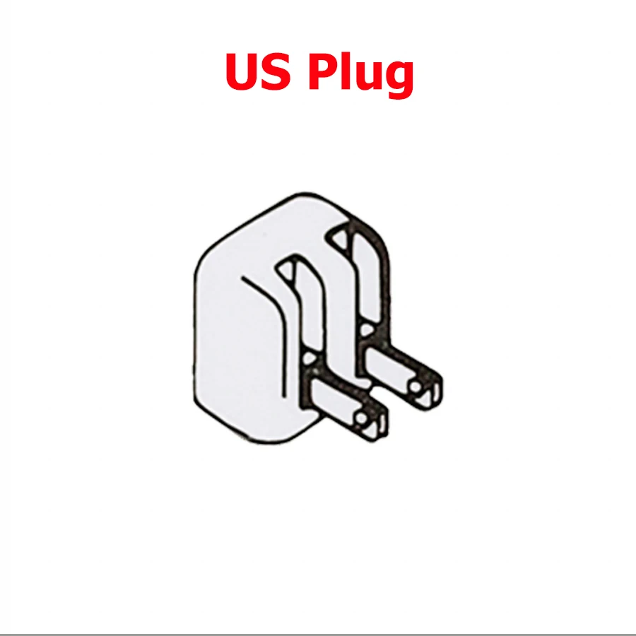 EU US UK AU Plug Adapter 45W 60W 85W 30W 61W 87W 96W Adapter Plug For Macbook Pro Air Magnetic / USB C Power Adapter Plug: Orange