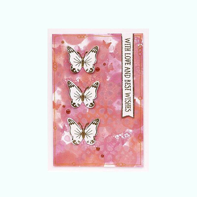Hääkutsu perhonen metallinleikkaus stensiilit malli scrapbooking-albumiin kohokuviointi sisustus tee itse metalli käsityöt