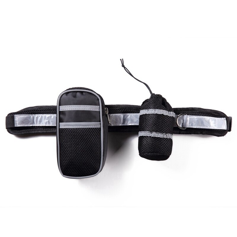 FLEXMAN Hondenrugzak, Hound Dog Zadeltassen, Verstelbare Hondenzadeltas, Reflecterende Strip Rugzak Met Zakken Voor Hulphonden Wandelen, Kamperen, Hardlopen, Wandelen (S