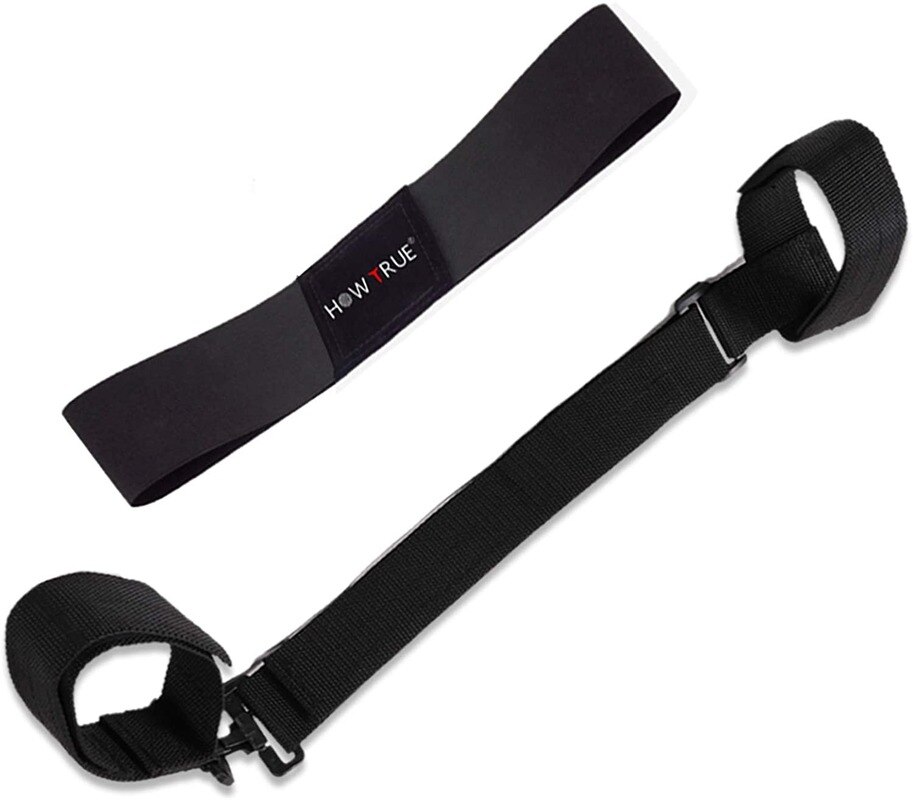 HOW TRUE Golf Arm Band, Swing Training Aid Combo with Leg Corrector Posture Motion Correction Belt for Beginners Trainer