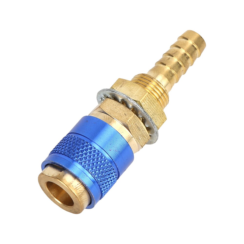 Rust-resistant Brass M8 Water Cooled Gas Adapter Quick Connector Set Fitting Tool for MIG Welding Torch Welding Supplies