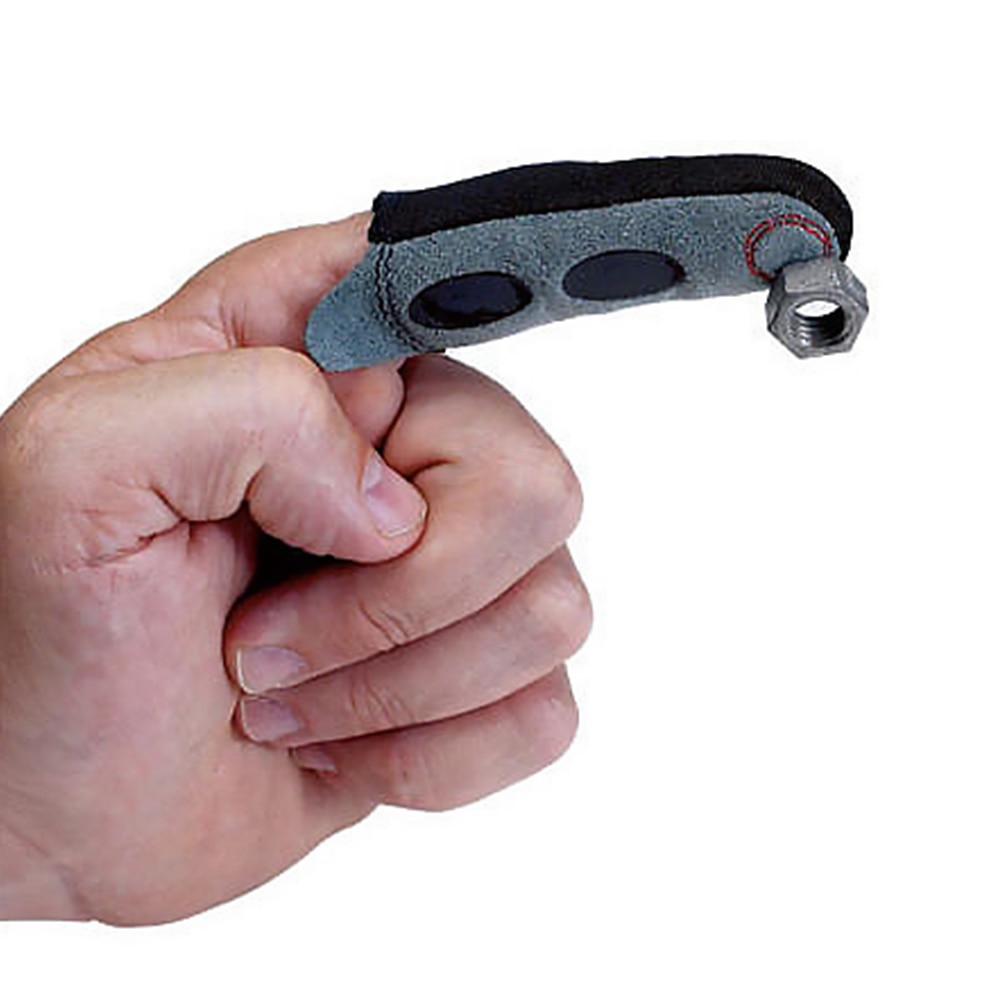 Imán magnético para la yema de los dedos, guante de dedo Punta del dedo, manga de nudillo rota, herramienta de absorción de tornillo, guantes de trabajo, 1 ud.