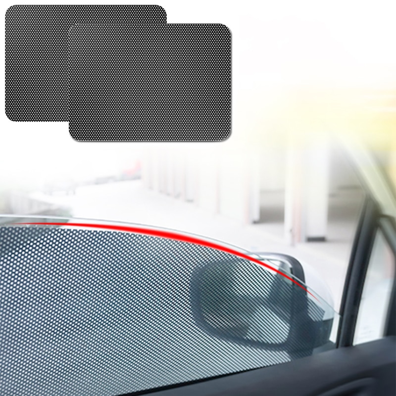 2 stuks Car Side Window Zonneschermen Elektrostatische Sticker Zonnebrandcrème Film Stickers Cover Auto Zonnescherm Blok Uv Auto Accessoires