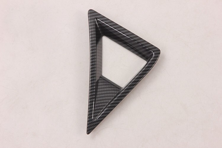 Voor Toepassing Op Ford Quanshun/Transit-Abs Carbon Fiber Grain Center Controle Driehoek Trim