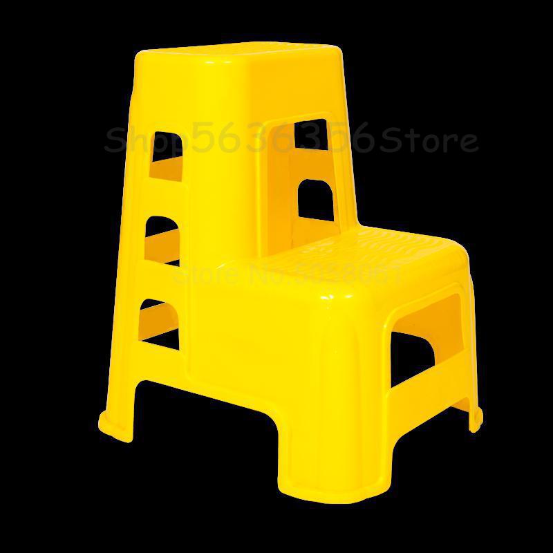 Car wash stool plastic car beauty high and low stool two-step chair ascending ladder step stool foot home foot ladder: 52x45x60cm  2