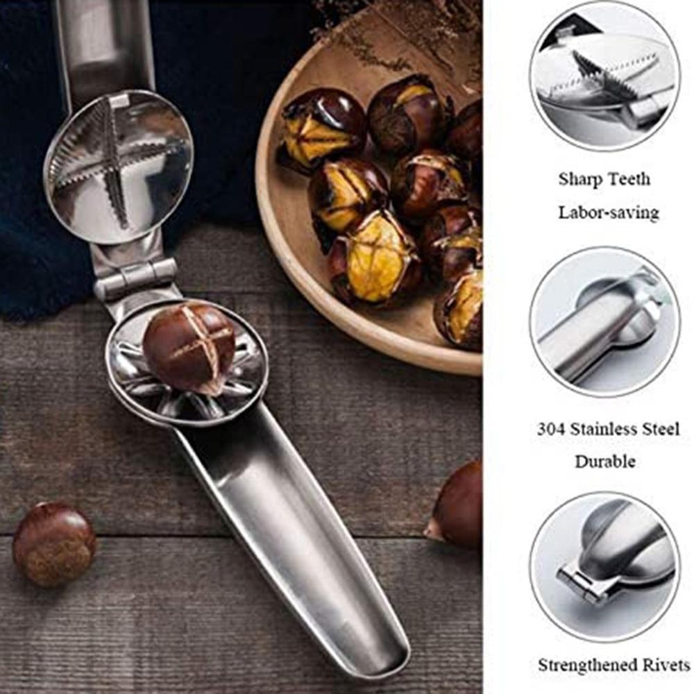 Alloy Nutcracker For Nuts Sheller Crack Crack Almond Walnut Hazel Filbert Nut Kitchen Nutcracker Sheller Clip