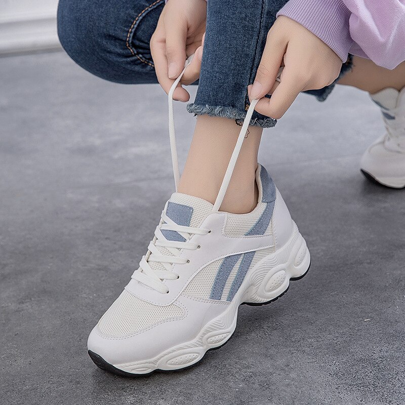 Sneakers Autumn Women Shoes Wild Ulzzang Harajuku Running Shoes Students Breathable White Sports Shoes Woman Jogging