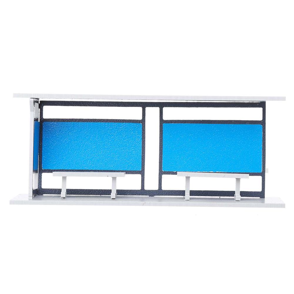 1:87 Modern Plastic Assembled Bus Stop Building Model Plastic Bus Stop Station Model Building 8.6x2.2x3.4cm: Default Title