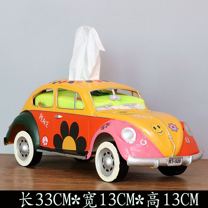 Amerikaanse Retro Creatieve Servet Lade, Tissue Box, Auto, Bestelwagen, Bus, bar Restaurant Hotel Thuis Woonkamer Decoratie Ornamenten: G