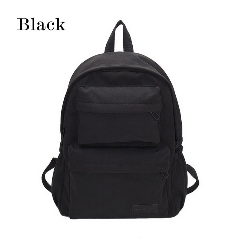 5 Stks/set Schooltas Voor Tiener Effen Rugzak Schooltas Vrouwen Student Zak Kant Boog Bundel Rugzak