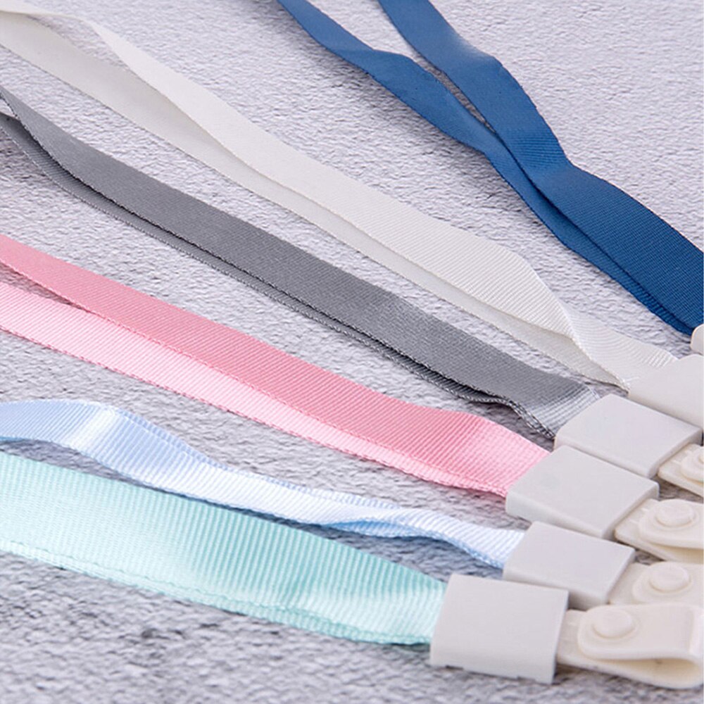 Lot 12pcs Color ID Card Holder Lanyards Soft Hook Badge Holder Strap Safe Neck Hanging Rope Wide Lanyard