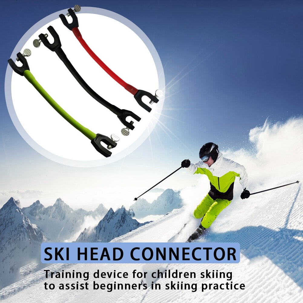 Elastic Clip Winter Ski Tip Connector Exercise Sport Ornaments Removable Training Outdoor for Beginner Children