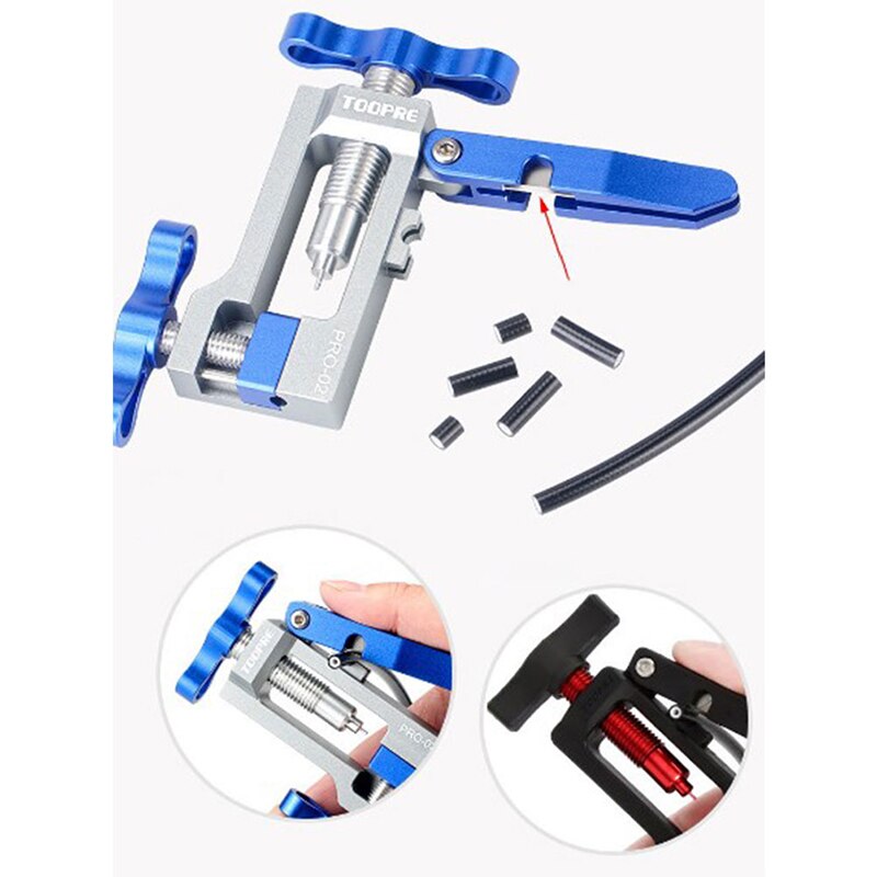 Installatie Push In Tool Inserter Pentaline Mountainbike Racefiets Schijfrem Fiets Olie Naald Olijf Hoofd