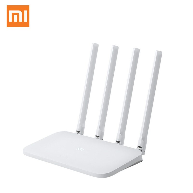 Xiaomi Original Mi WIFI Router 4C 64 RAM 300Mbps 2.4G 802.11 b/g/n 4 Antennas Band Wireless Routers WiFi Repeater APP Control: Original US Plug