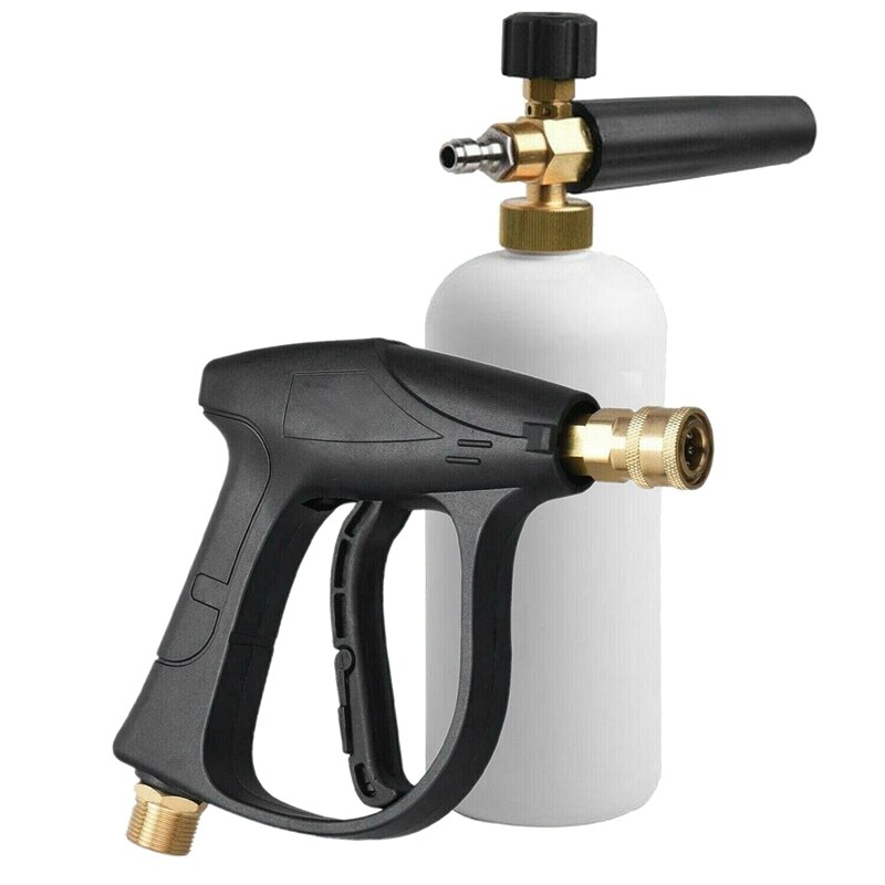 1/4 tommer sne skum vaskemaskine bilvask sæbe lanse kanon spray spray jet flaske: Default Title