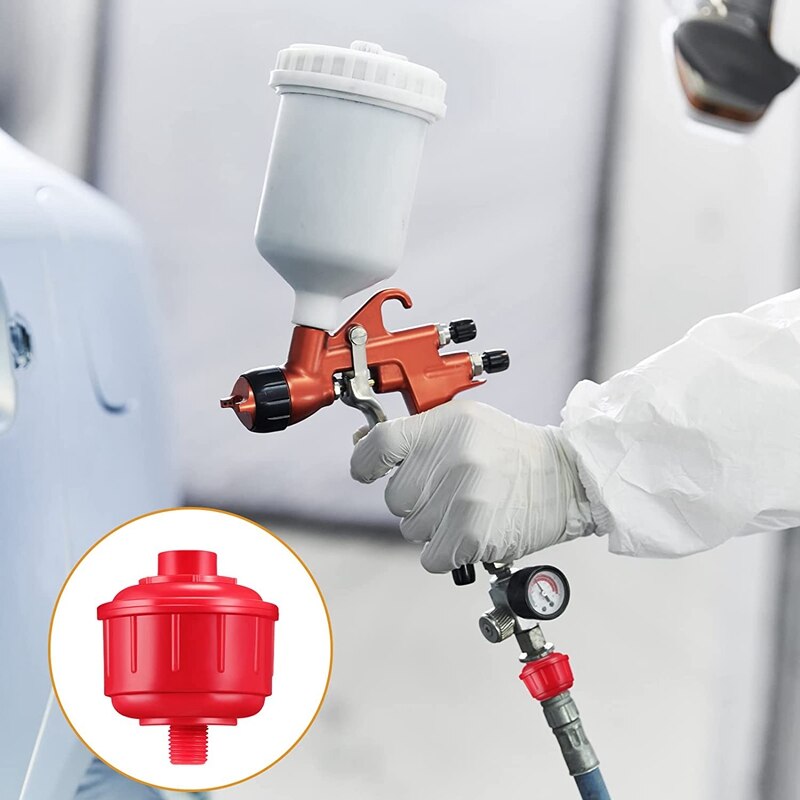 Disposable Mini Air And Water Filters Disposable Spray Filter Whirlwind Air Line Filter High Flow Filters 1/ 4 Inch