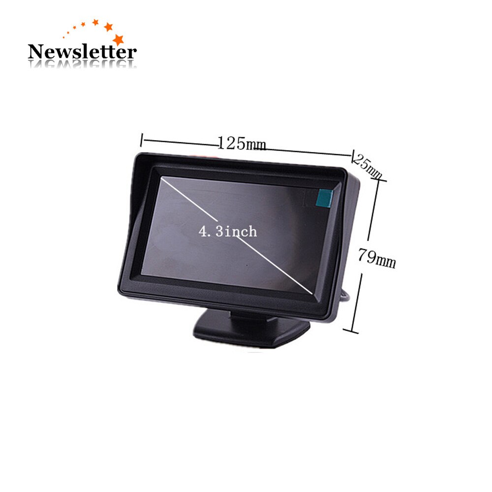 4.3 inch TFT LCD Display Reverse Camera Parkeersysteem Auto LCD Monitor