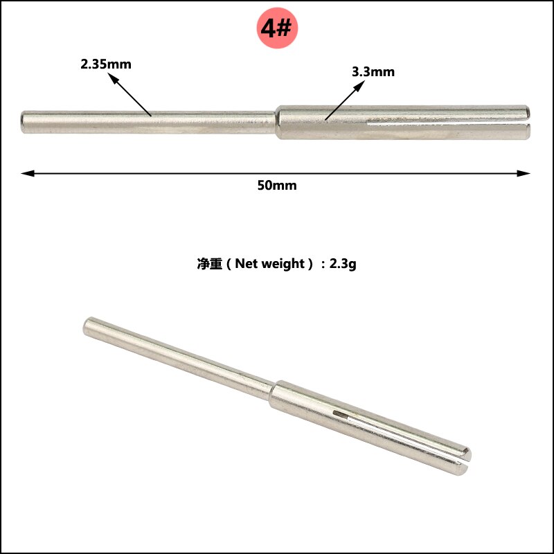10 st 2.35 mm slippappersklämma sandpapper delad hållare klämma stångklämmor för slipning av papper smyckestillverkning slipning polering