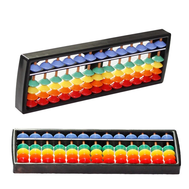Børnestænger farverige perler plastik abacus aritmetisk soroban børns beregningsværktøj legetøjsuddannelseslegetøj 20