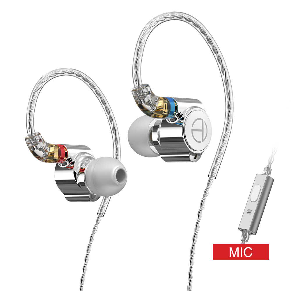 TRN TA1 Knowles BA DD Drive-auriculares intrauditivos de alta fidelidad, auriculares de Metal con Cable plateado MMCX para ST5 MT3 EMA TN: YELLOW