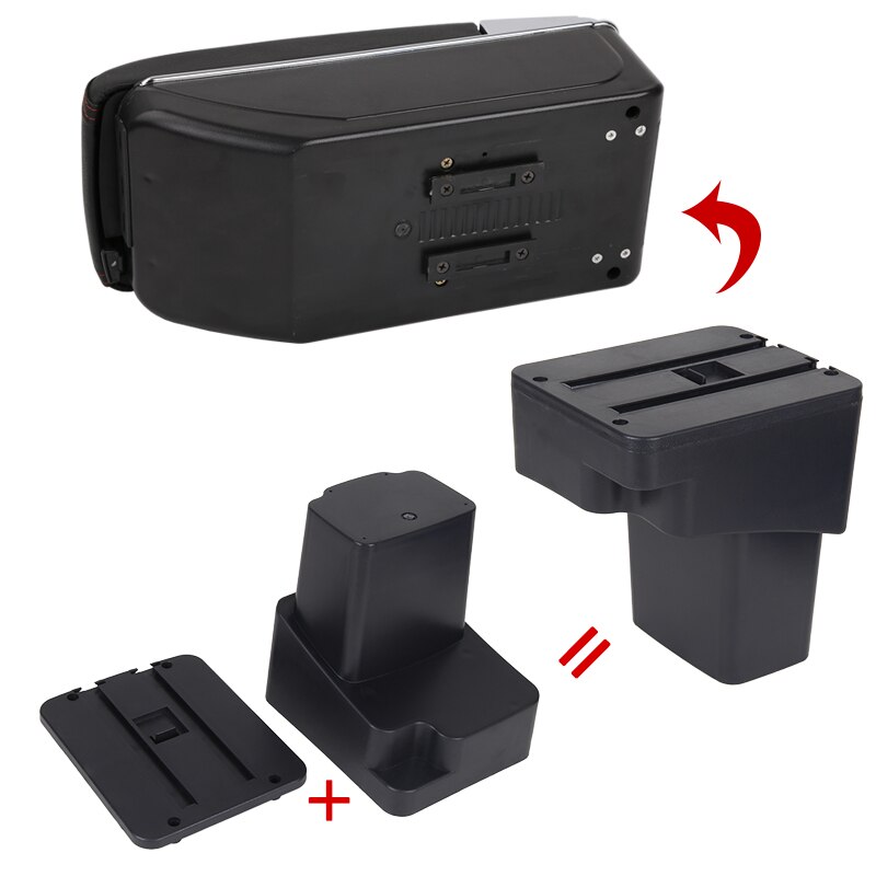 Voor Hyundai Solaris Armsteun Doos Solaris 1 Universele Auto Centrale Armsteun Opbergdoos Bekerhouder Asbak Modificatie Accessoires